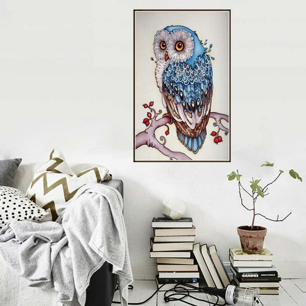 DIYthinker Blue Flower Owl Protect Animal Pet Lover Photo Frame Exhibition Display Art Desktop Painting DIYthinker Blue Flower Owl Protect Animal Pet Lover Photo Frame Exhibition Display Art Desktop Painting